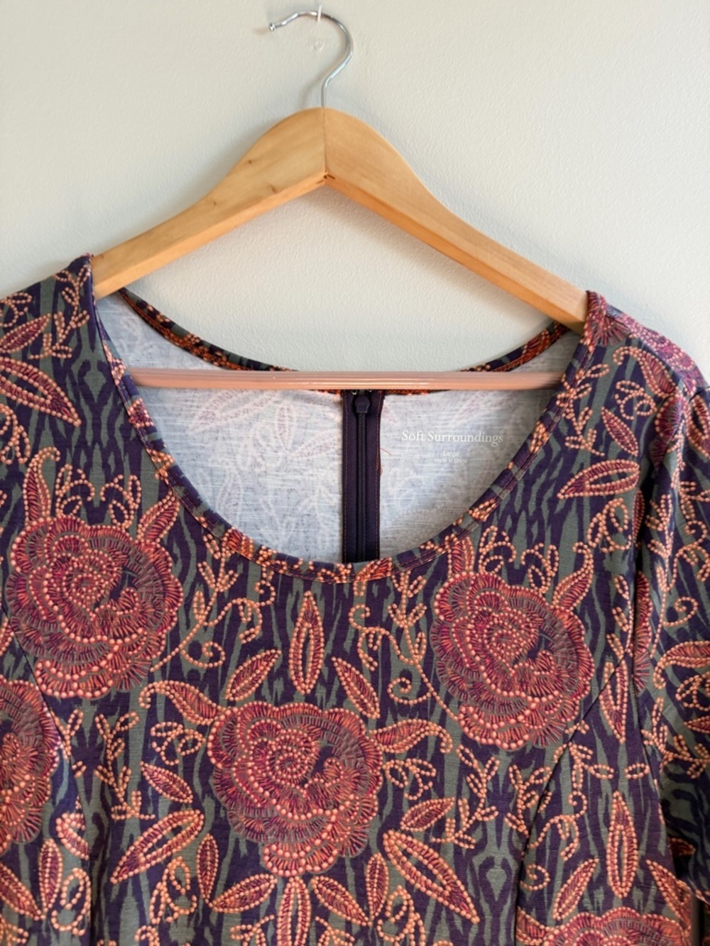 Soft Surroundings Alcott Dress Floral
Maxi Stretch Boho Size large - Picture 8 of 16